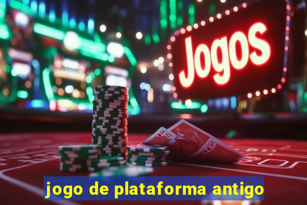 jogo de plataforma antigo